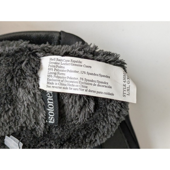 Isotoner SmarTouch Genuine Leather Gloves Womens Size‎ L/XL NWT $70 - Picture 3 of 7